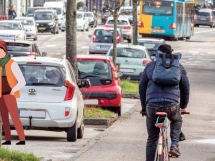 Frederikssundsvej med cykel