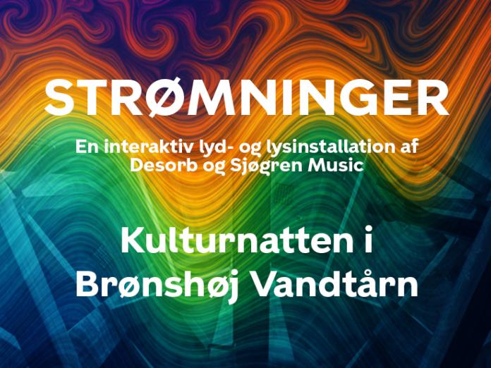 et bølgemønster i regnbuens farver